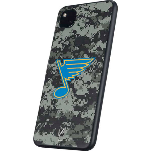 NHL St. Louis Blues Camo Google Pixel 4a Skin